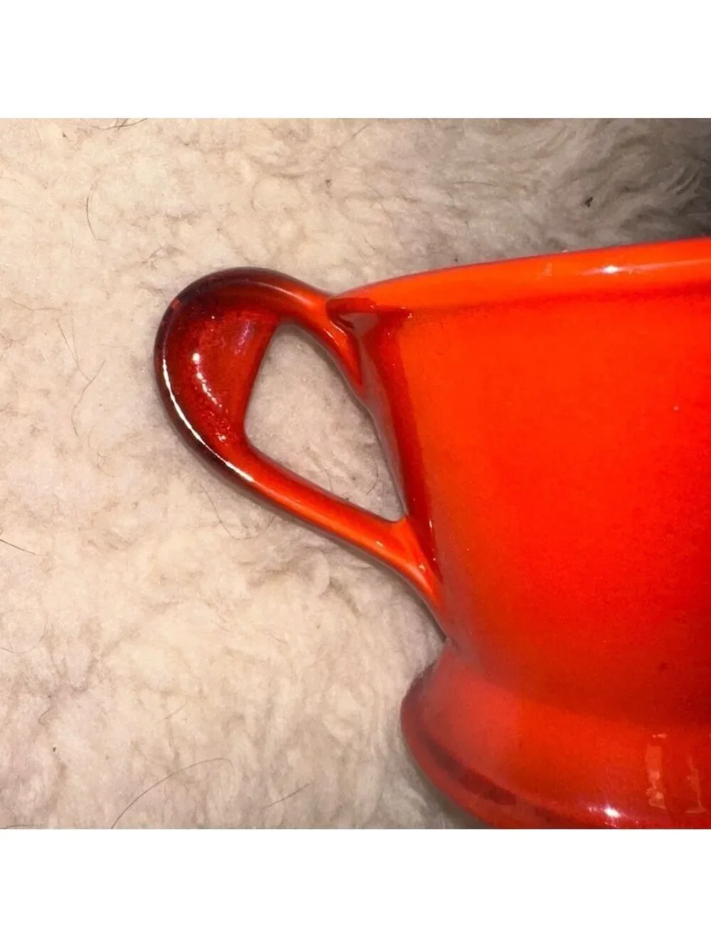 Vintage Metlox Poppytrail Red Rooster Sugar & Creamer Set